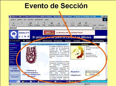 Eventos de Secci�n